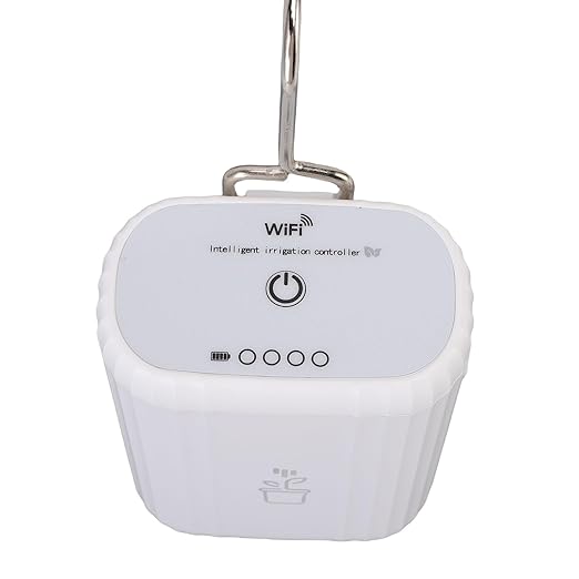 Naroote Smart Plant Watering Timer Automatic Plant Waterer WiFi APP Control Self Watering System with Adjustable Drip Heads for Indoor Outdoor Garden Lawn