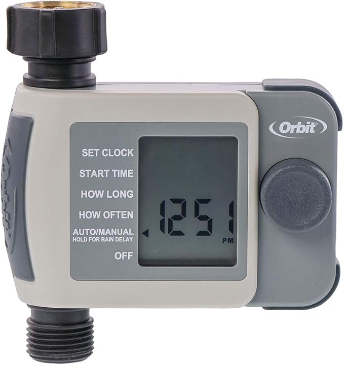1-Outlet Programmable Hose Faucet Timer