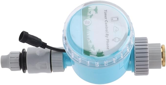 Omabeta Sprinkler Timer Smart Control Automatic Irrigation Timer for Garden Farm Park, IP68 Plastic Material