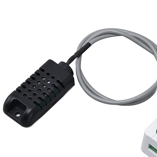 Qiilu Smart Temperature Humidity Switch Module Timing App Remote Control with Probe for Greenhouse for - Humidity Temperature Sensor with App Notification Alert