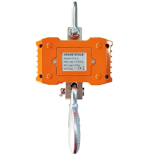 Hyindoor Digital Hanging Scale - 1000kg/2200lb Industrial Heavy Duty Crane Scale, Smart, High Accuracy Electronic