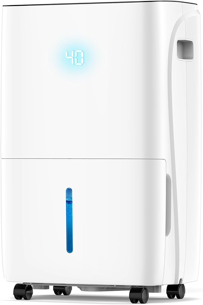 ZAFRO 7000 Sq.Ft Dehumidifiers for Home and Basement with Drain Hose, Energy Saving Max 150 Pints Dehumidifier with Auto or Manual Drainage, Auto Defrost, Three Modes, 24Hrs Timer