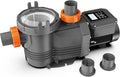 1.8 HP Variable Speed Pool Pumps, Self-Primming Above/Inground Pool Pump 9114 GPH with Timer 220-240V