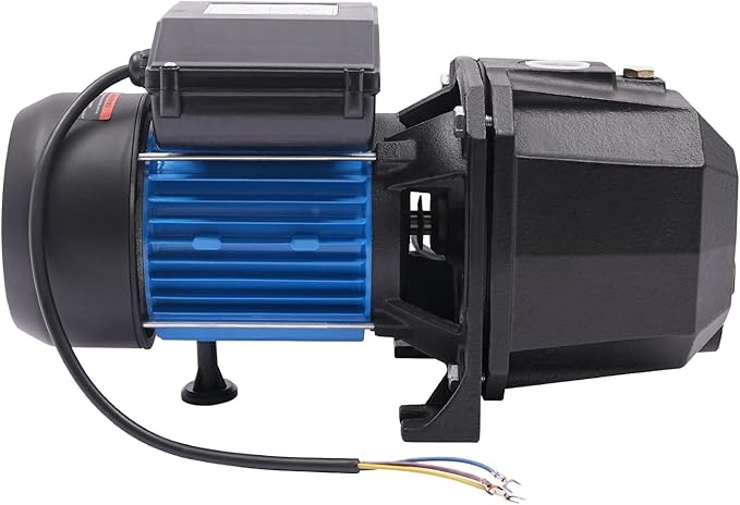 0.75HP Shallow Well Pump 110V Water Pump Automatic Pressure Switch IP44 Waterproof Well Depth Up to 82Ft Versatile Water Pump for Farm Garden (0.75HP)