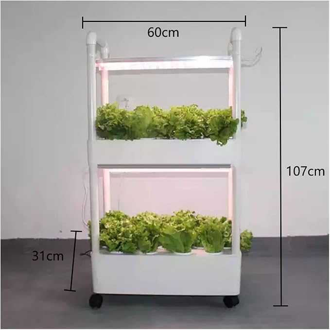 Hydroponic Equipment Hydroponics Growing System Indoor Smart Herb Vertical Garden Kit Automatic LED Grow Lights Planter for Home Kitchen Indoor Garden