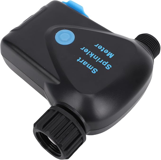 WALFRONT Smart Sprinkler Timer WiFi Outdoor for Garden Hose Irrigation System with App Voice Control, ABS Material, 3.0 Support, BuiltIn Water Meter, Works with Home for Lawn and (BSP)