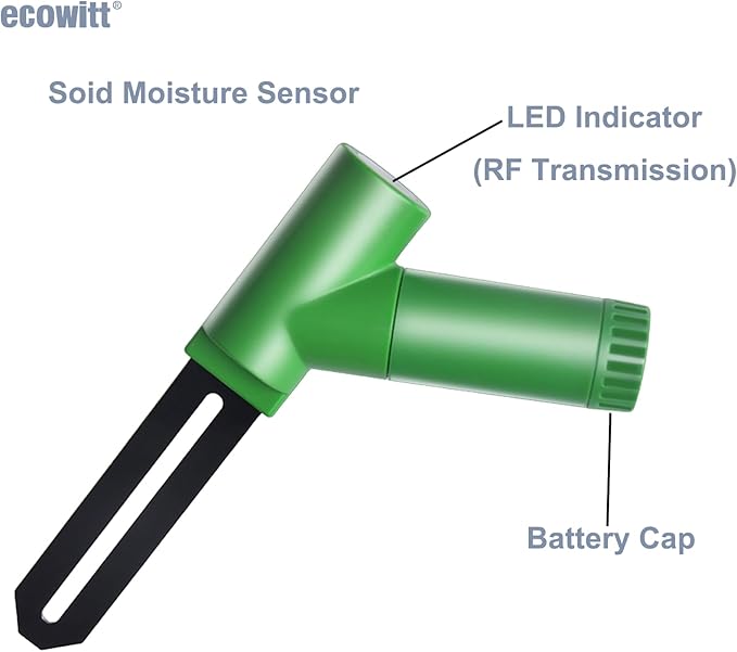 ECOWITT WH51 Soil Moisture Sensor Soil Humidity Tester - Accessory Only, Can Not Be Used Alone