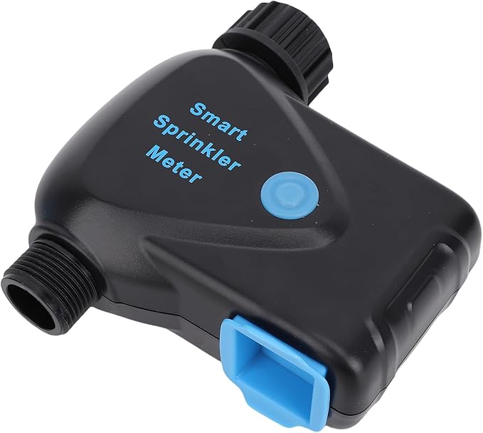 WALFRONT Smart Sprinkler Timer WiFi Outdoor for Garden Hose Irrigation System with App Voice Control, ABS Material, 3.0 Support, BuiltIn Water Meter, Works with Home for Lawn and (NPT)