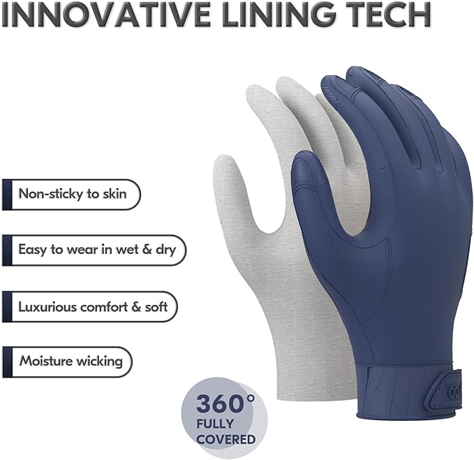 Vgo... NGG X1 Chemical Resistant Work Gloves,Starﬁsh-Gen Seamless Gription Work Gloves,Reusable,Waterproof (TP1147)