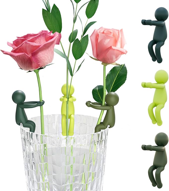 Plant Propagation Friends, 3PCS Plant Cutting Holder Plant Support for Sprouts, Stems and Shoots, Cute Plant Propagation Buddy Plant Supporters for a Plant Propagation Station or an Indoor Garden