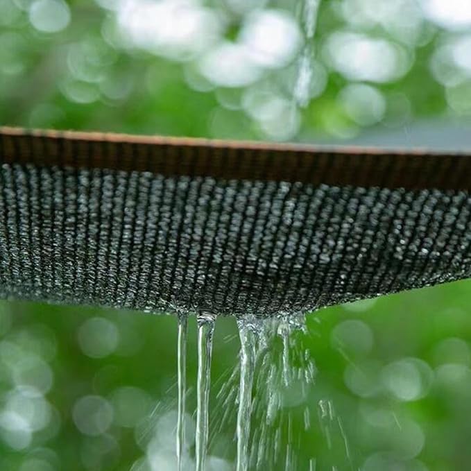 Black 50% Shade Cloth Heavy Duty - UV Resistant Sunblock Mesh Netting with Grommets for Garden Greenhouse Patio Chicken, Breathable Plant Cover(3.0x10.0m)