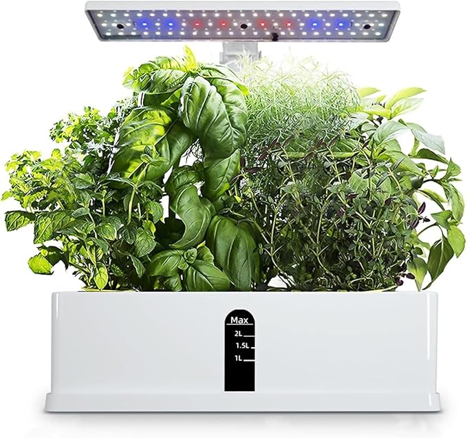 Indoor Hydroponics System Indoor Garden Garden Hydroponics Growing System Indoor Garden Kit Automatic Timing LED Grow Lights Smart Water Pump for Home Flower Pots wyqdp240305, size
