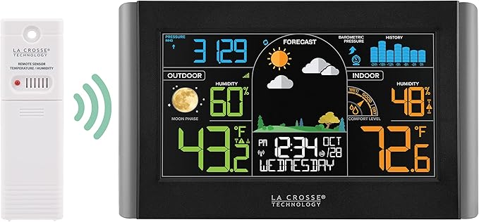 La Crosse Technology S77925-INT Wireless Color Weather Station
