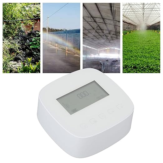Pl Controller System, for Tuya Voice Control Solar Charging Garden Irrigation System Dual Pump System Saving Water for Lawn for Hanging Basket