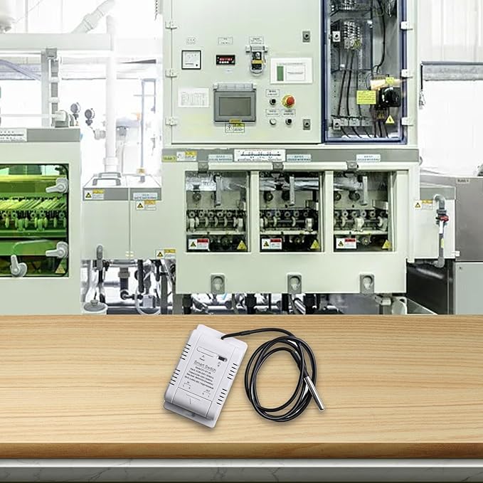 Temperature and Humidity Smart Switch for eWeLink - 20A Load Capacity (3800W), ABS Housing, -20°C to 80°C Operating Range, Scheduling & Data Logging (A)