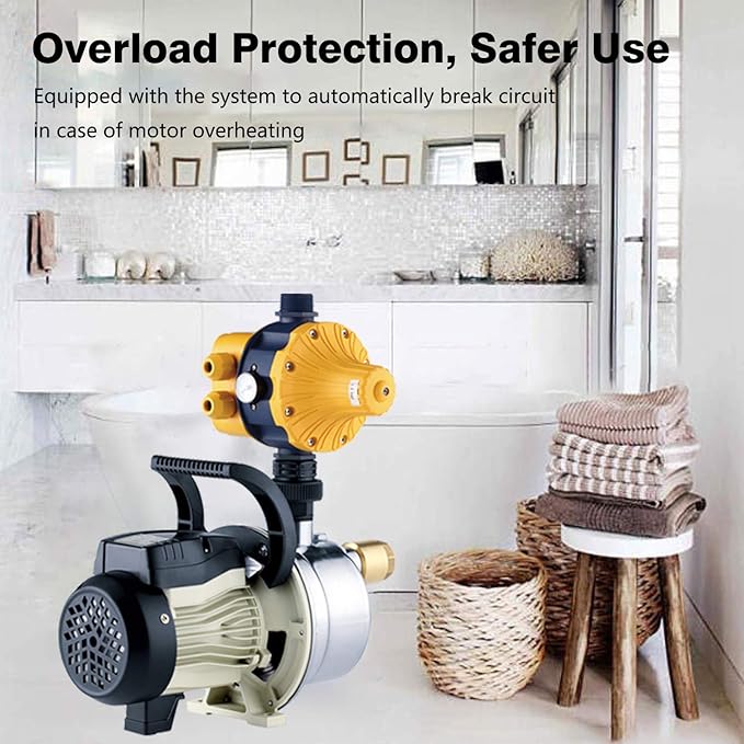 1/2 HP Shallow Well Pump 120 volt AC Water Pump Garden Hose Pump for Lawn Sprinkler Irrigation Household Water Pump
