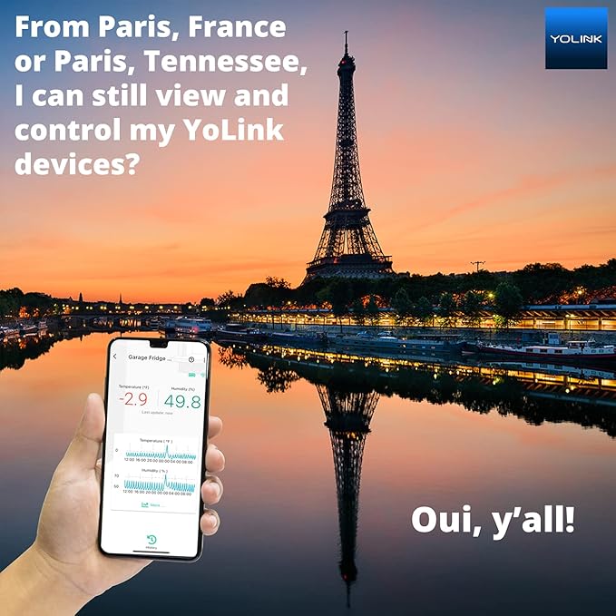 Smart Sprinkler Controller, YoLink 1/4 Mile World's Longest Range Automatic Watering Controller Compatible with Alexa Google Assistant, for Maximum 6 Zones and 1 Master Valve, YoLink Hub Included
