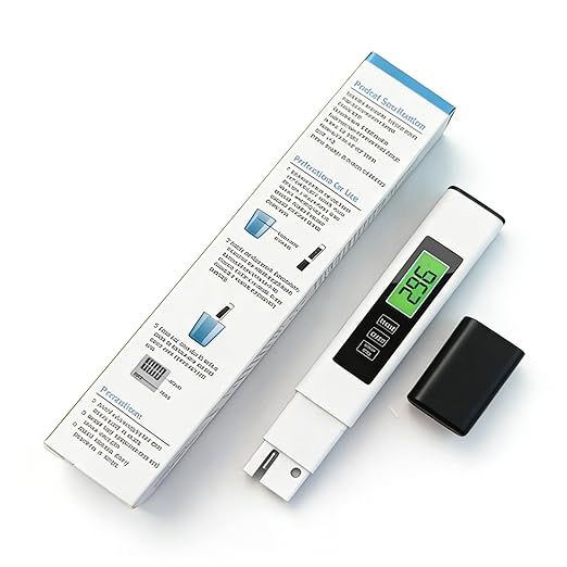 4-in-1 tds Meter Digital Water Tester - TDS/EC/Temperature（ °C / °F ）Meter | 0-9999 ppm | for Drinking Water, Hydroponics, Aquariums, RO Systems & Swimming Pools