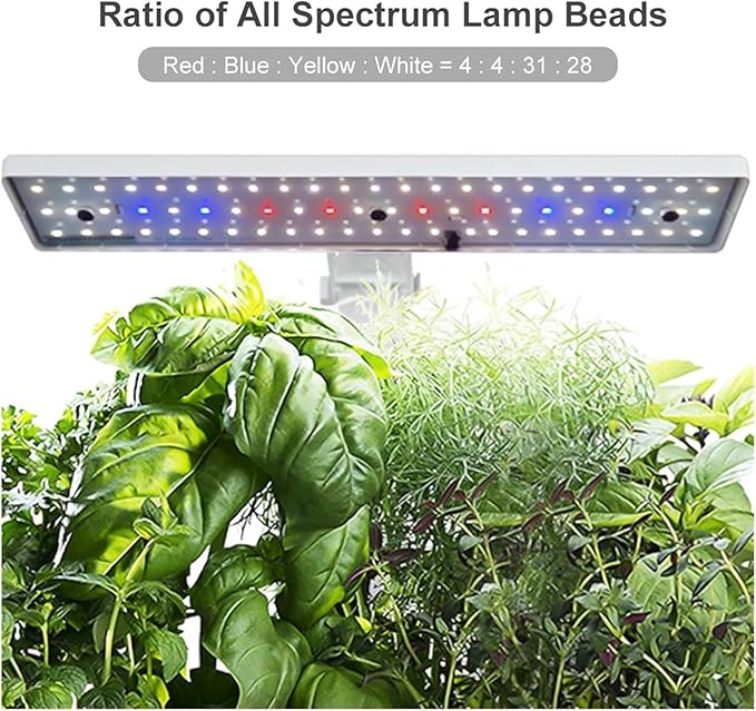 Indoor Hydroponics System Indoor Garden Indoor Garden Kit Automatic Timing LED Grow Lights Smart Water Pump,Indoor Gardening System, Gardening Gifts for Women Mom wyqdp240305