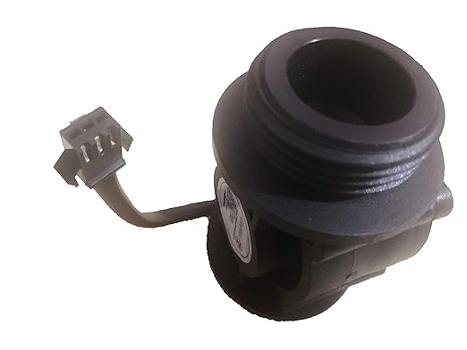 1" Water Flow Sensor Food-Grade Switch Hall Effect Flowmeter Fluid Meter Counter 1-60L/min (Pack of 2）