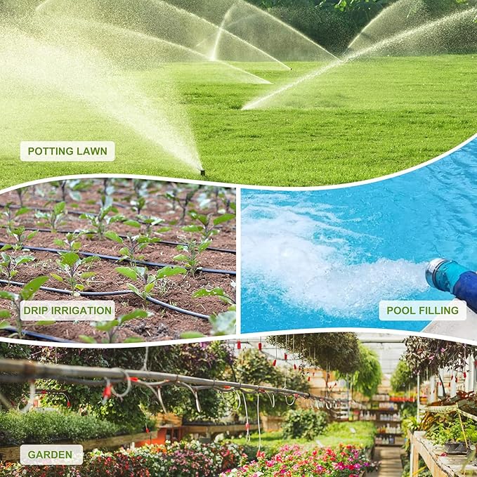 Smart Sprinkler Timer Hose Timer WiFi Irrigation Controller Auto Watering Weather Based Automatic Rain Delay for Outdoor Garden Yard Lawn